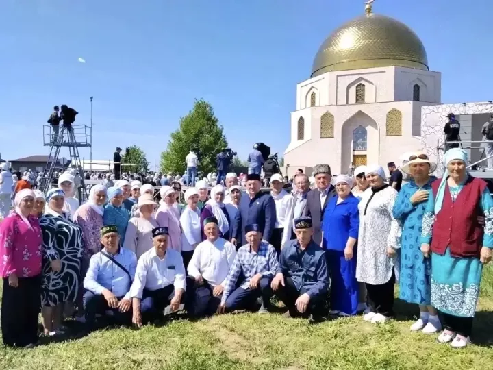 Делегация Дрожжановского района приняла участие в «Изге Болгар җыены»